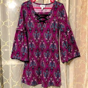 Disney Kids' Purple and Teal Casual Dress